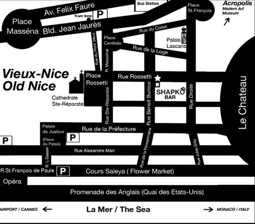 Shapko Bar Directions